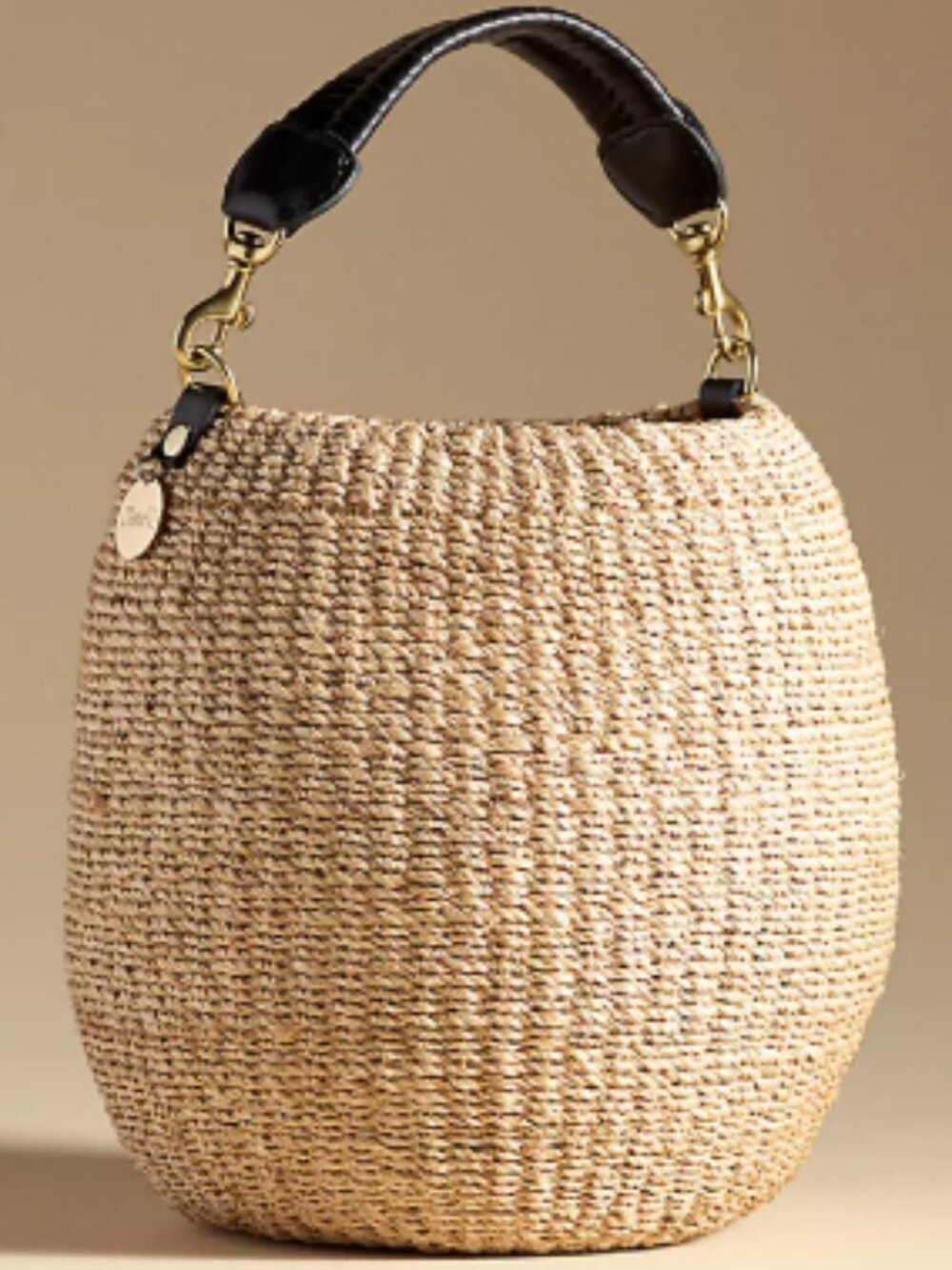 Clare V. Pot De Miel Basket Bag Natural Straw Rare Sold-Out Style